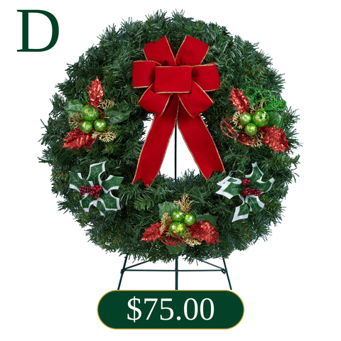 D. Pinecone Holiday Wreath