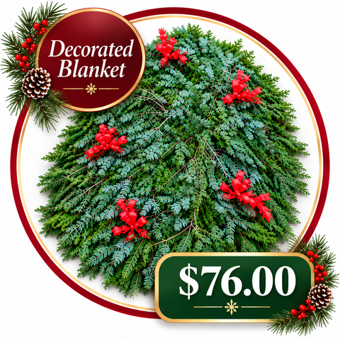 Decorated Grave Blanket