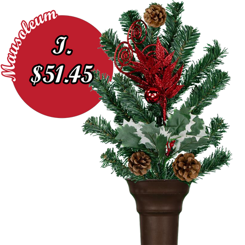 I. Mixed Evergreen Vase