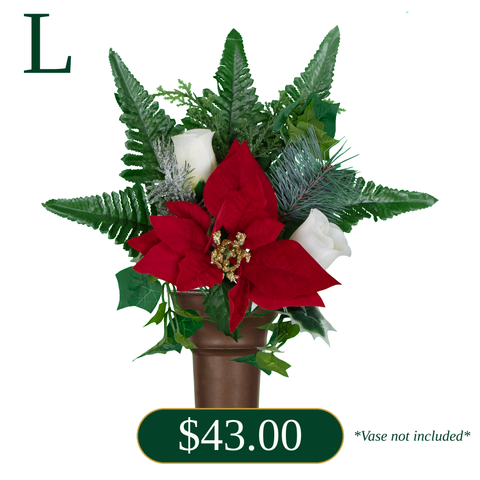 L. Poinsettia and Holiday Greens